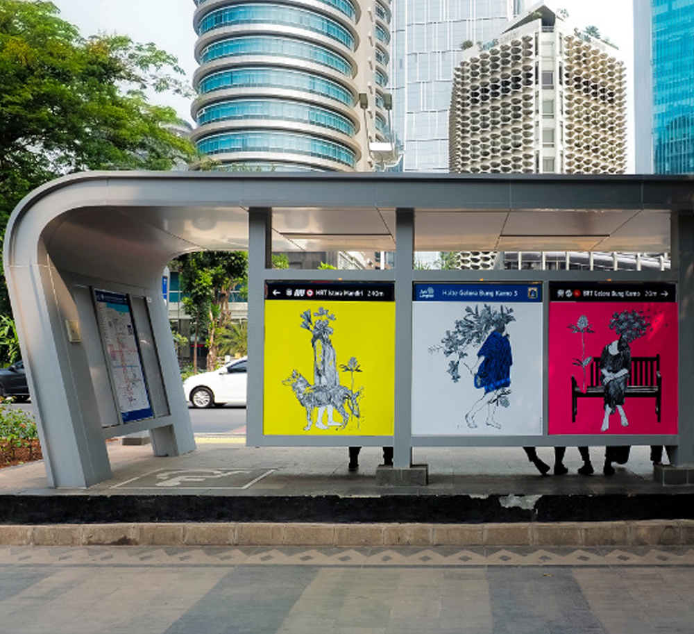 Dove RambutAkuKataAku Art Week